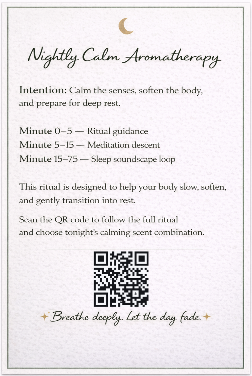 💧 Nightly Calm Aromatherapy