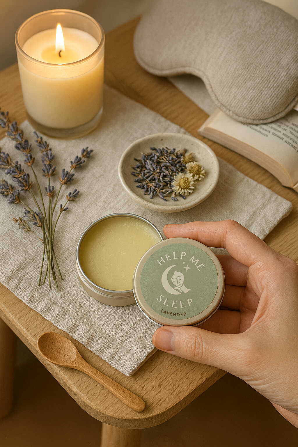 Natural Organic Herbal Essential Oil Sleep Balm