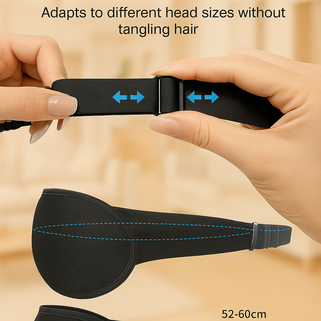 Bamboo 3D Blackout Sleep Mask – Total Darkness, Zero Pressure