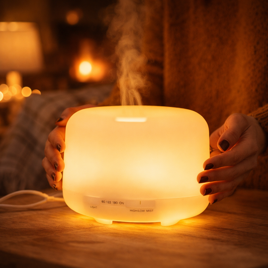 Cool Mist Humidifier & Essential Oil Aromatherapy Diffuser for Sleep
