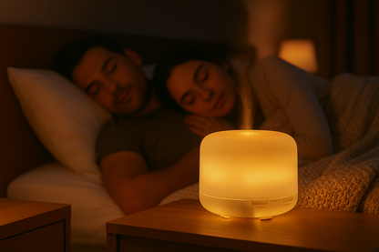 Cool Mist Humidifier & Essential Oil Aromatherapy Diffuser for Sleep