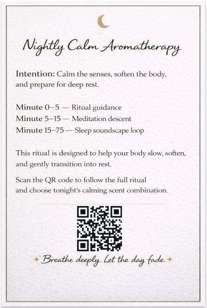 💧 Nightly Calm Aromatherapy