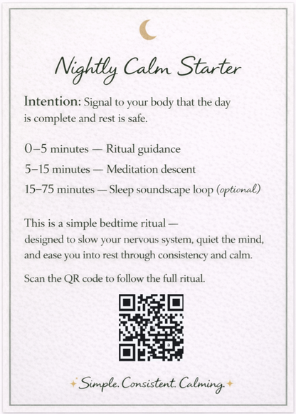 🍵 Nightly Calm Starter