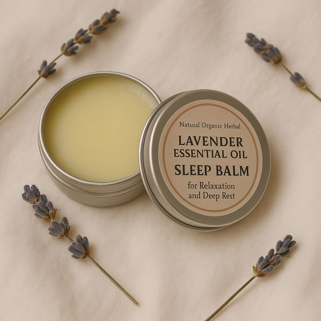Natural Organic Herbal Lavender Essential Oil Sleep Balm