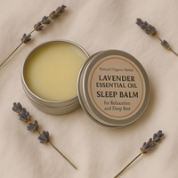 Natural Organic Herbal Lavender Essential Oil Sleep Balm