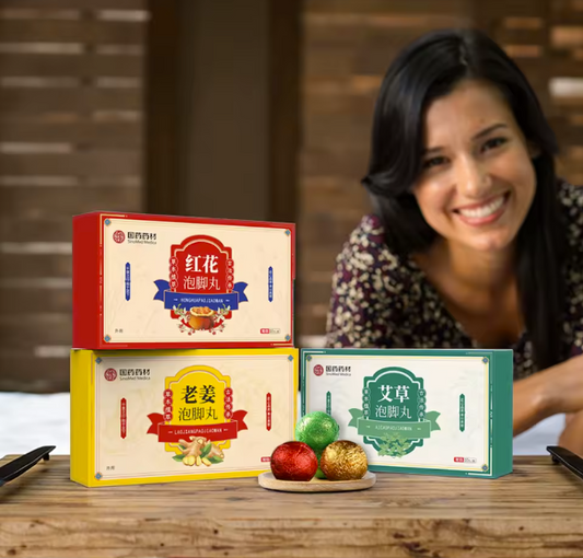 Natural Plant Extract Foot Bath Ball – Warm Relief & Deep Relaxation