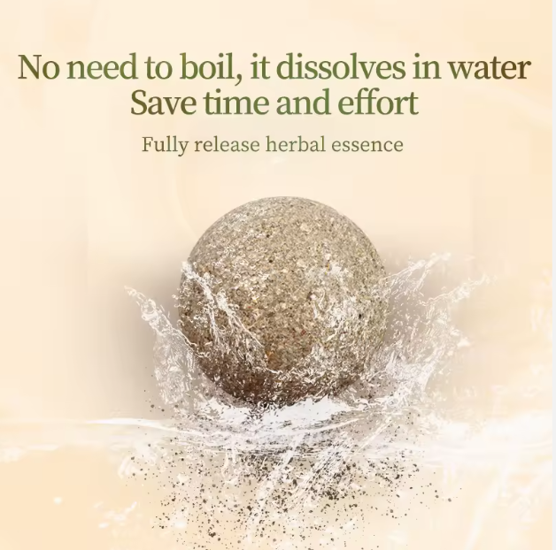 Natural Plant Extract Foot Bath Ball – Warm Relief & Deep Relaxation
