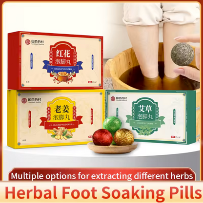Natural Plant Extract Foot Bath Ball – Warm Relief & Deep Relaxation