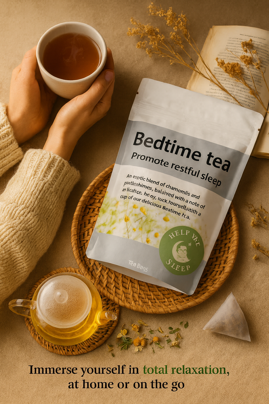 Bedtime Tea – Organic Herbal Sleep Blend (5 Packs/Box)