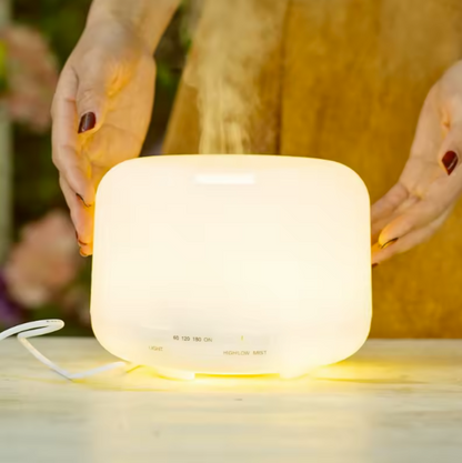 Cool Mist Humidifier & Essential Oil Aromatherapy Diffuser for Sleep