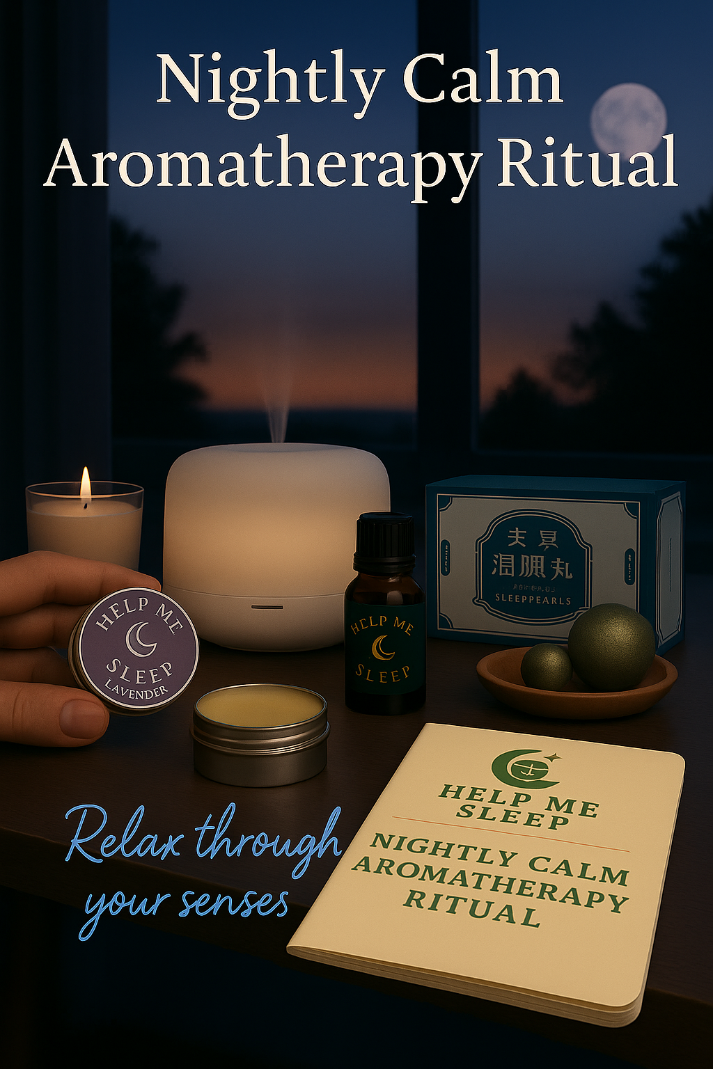 🌙💙 Nightly Calm Aromatherapy Ritual