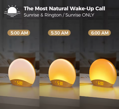 Natural Wake-Up Call – Sunrise Alarm Clock & White Noise Machine